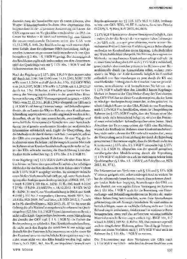 Vorschauseite 5: Willkürliche Verweigerung der Empfehlung neuer Behandlungsmethoden durch den G-BA als Systemversagen§§ 2 Abs. 1 S. 3, 12 Abs. 1, 13 Abs. 3, 27 Abs. 1, 92 Abs. l S. 2 Nr. 5, 135 Ab…