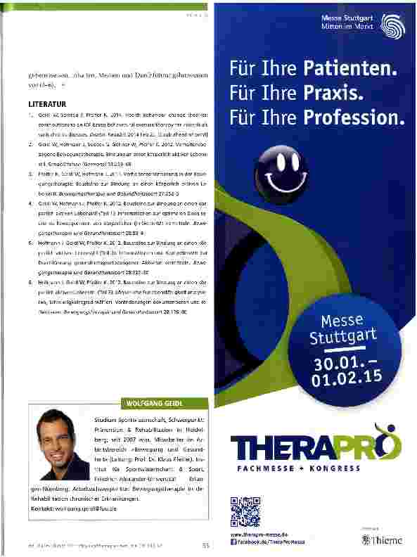 Vorschauseite 3: Verhaltensbezogene Bewegungstherapie