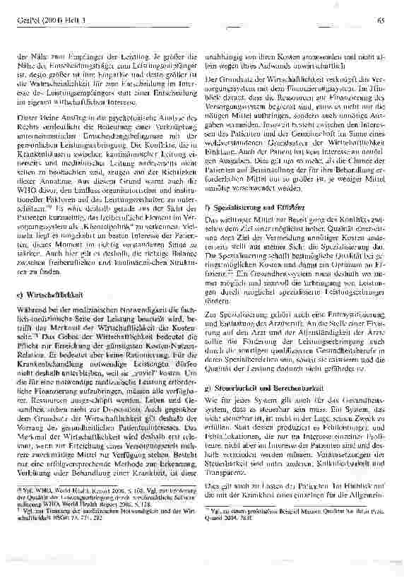 Vorschauseite 5: Brauchen wir ein patientenfreundlicheres Gesundheitssystem?