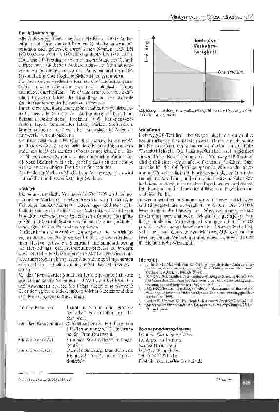 Vorschauseite 4: Textile Medizinprodukte im OP: Materialeigenschaften, Tragekomfort und Hygiene