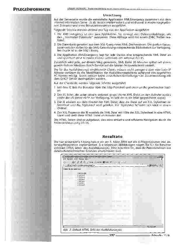 Vorschauseite 3: Implementierung eines Ausfallskonzeptes für die elektronische Patientenakte