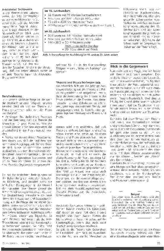 Vorschauseite 2: Theorie-Praxis-Kluft in der Krankenpflegeausbildung