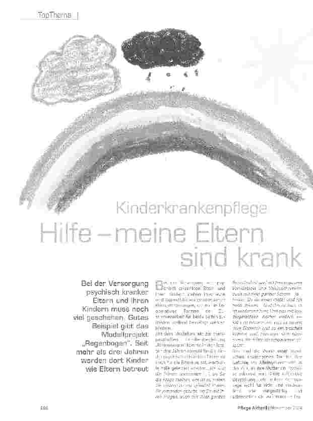 Vorschauseite 1: Kinderkrankenpflege. Hilfemeine Eltern sind krank
