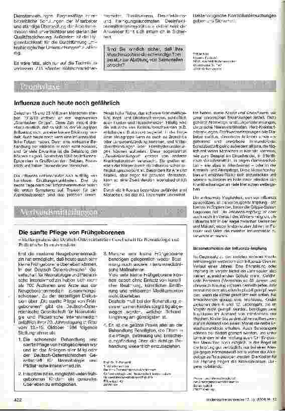 Vorschauseite 2: Verhütung und Bekämpfung der Enteritis infectiosa Verhütung und Bekämpfung der Salmonellen im klinischen Alltag aus der Sicht der Hygiene-Fachkraft