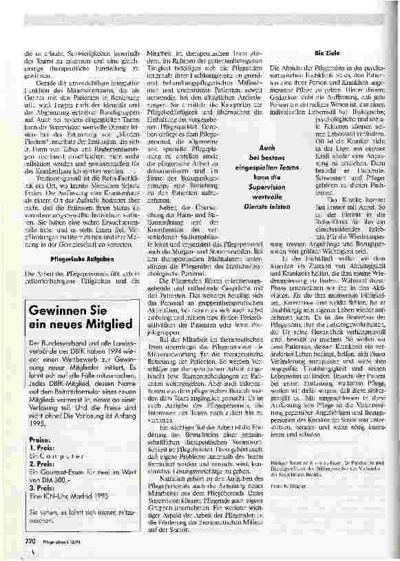 Vorschauseite 3: Pflege in der Psychosomatik