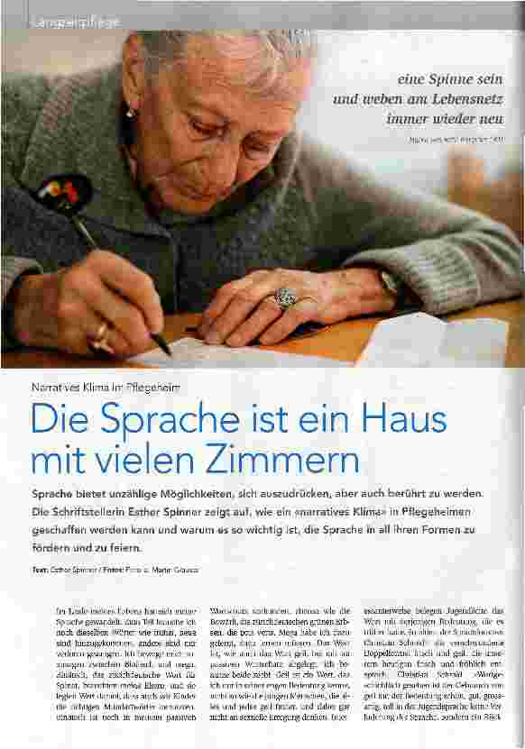 Vorschauseite 1: Die Sprache ist ein Haus mit vielen Zimmern