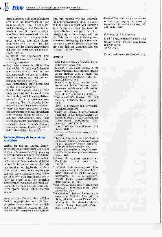Vorschauseite 4: Sterbebegleitung in der IntensivmedizinVom Umgang mit wahrnehmungsbeeinträchtigten Menschen nd deren Angehörigen