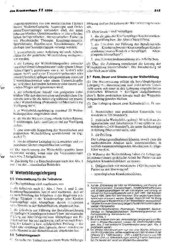 Vorschauseite 3: DKG-Empfehlung zur Weiterbildung für Krankenpflegeund Altenpflegpersonen für Rehabilitation