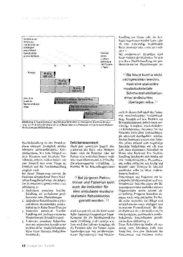 Vorschauseite 3: Schnittstellenmanagement in der muskuloskelettalen Rehabilitation:Akutphase/postakute Nachbehandlung