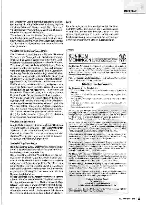 Vorschauseite 4: Aufbereitung von Medizinprodukten mit Lasertechnologie