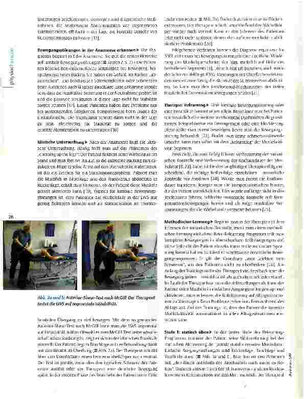 Vorschauseite 3: Therapie lumbaler Bewegungsstörungen Lernprogramm für die LWS-Muskeln