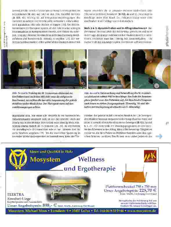 Vorschauseite 4: Therapie lumbaler Bewegungsstörungen Lernprogramm für die LWS-Muskeln