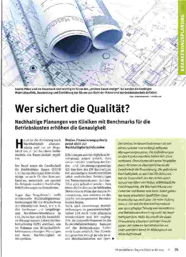 Vorschauseite 1: Wer sichelt die Qualität?