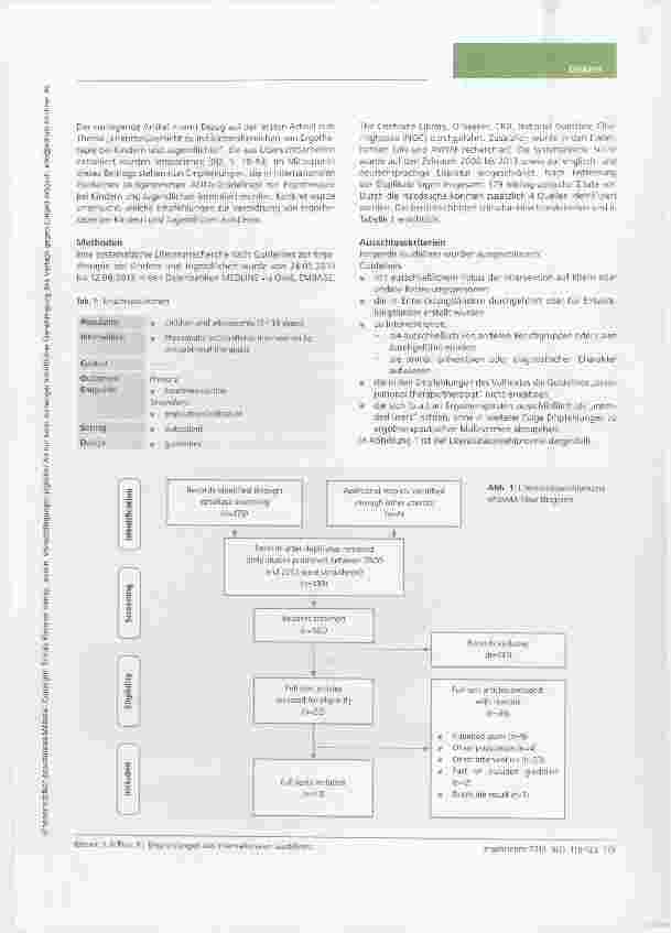 Vorschauseite 2: Ergotherapie bei Kindern und Jugendlichen: Empfehlungen aus internationalen Guidelines