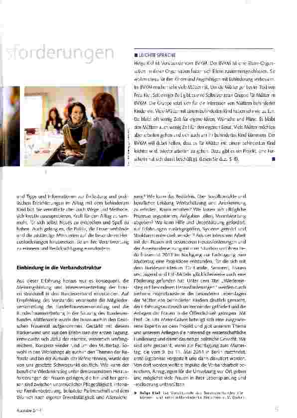 Vorschauseite 2: Frauen mit besonderern Herausforderungen