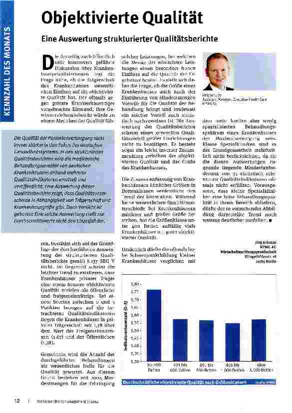 Vorschauseite 1: Objektivierte Qualität