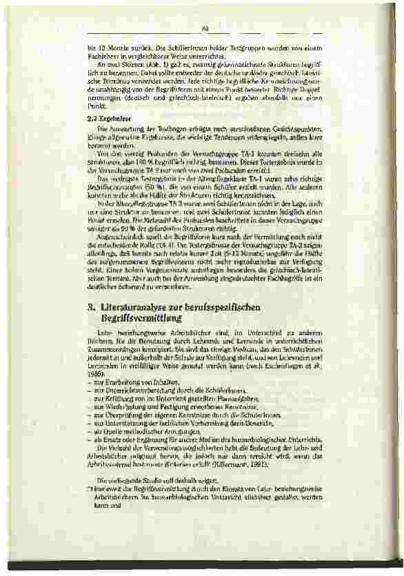 Vorschauseite 3: Berufsbild Altenpflege:Analysen zu Möglichkeiten einer berufsspezifischen Begriffsvermittlung