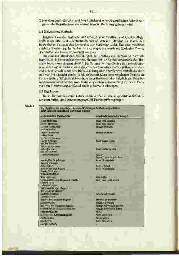 Vorschauseite 5: Berufsbild Altenpflege:Analysen zu Möglichkeiten einer berufsspezifischen Begriffsvermittlung