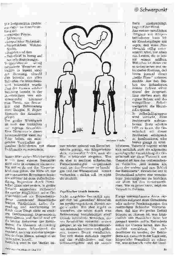 Vorschauseite 2: Halbe Sachen mit der Ganzheitlichkeit? Behinderung und Krankheit als Auslöser eines sexuellen Defizits