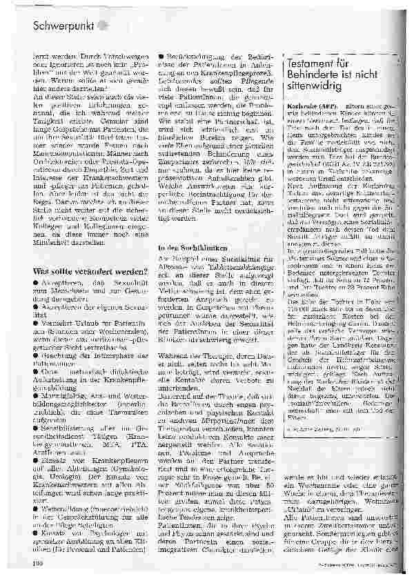 Vorschauseite 5: Halbe Sachen mit der Ganzheitlichkeit? Behinderung und Krankheit als Auslöser eines sexuellen Defizits