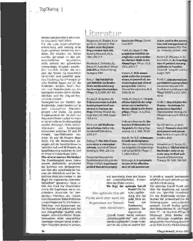 Vorschauseite 5: Skalen zur Erfassung des Dekubitusrisikos