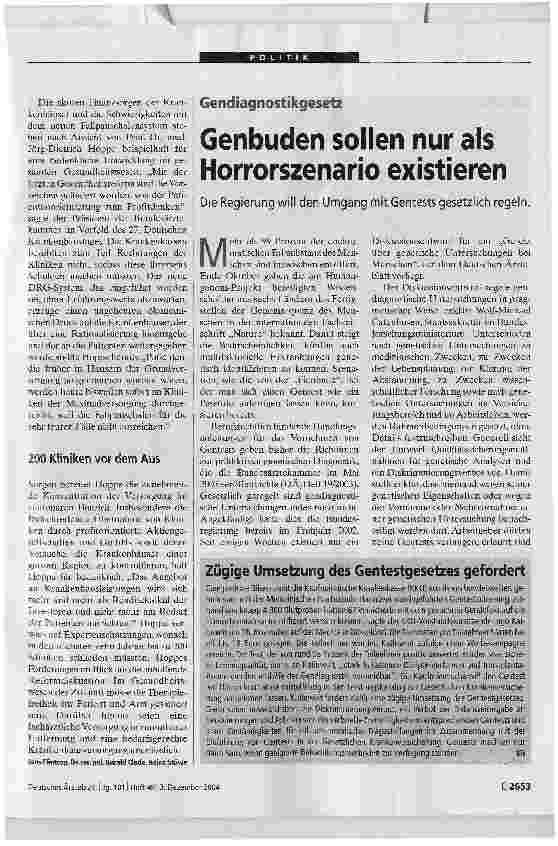 Vorschauseite 3: Anpassungsdruck hinterlässt Spuren