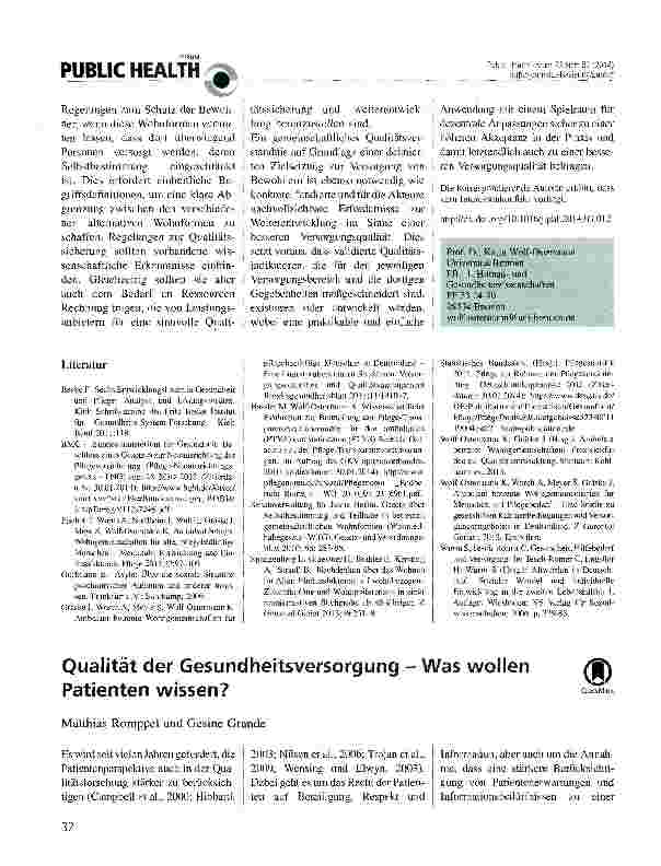 Vorschauseite 2: Qualitätssicherung in alternativen Wohnformen