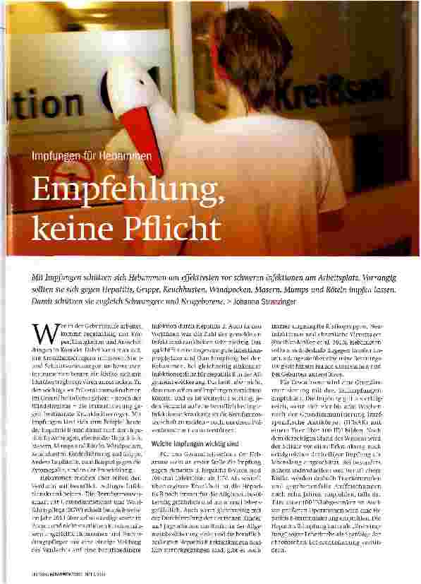 Vorschauseite 1: Empfehlung keine Pflicht