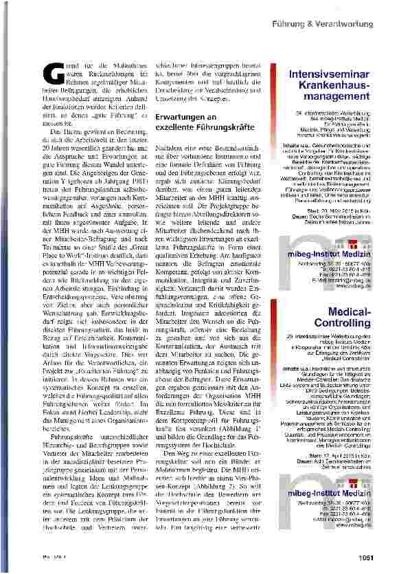 Vorschauseite 2: Exzellent in Führung