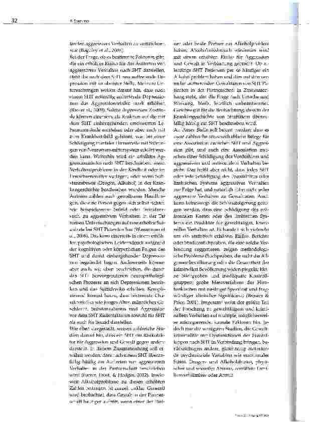 Vorschauseite 4: Aggressives Verhalten als Folge eines Schädelhirntraumas
