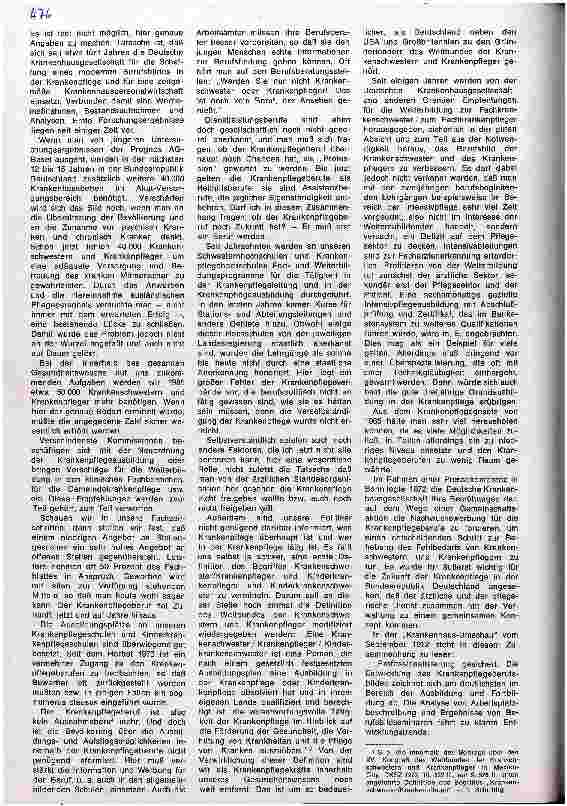 Vorschauseite 2: Hat der Krankenpflegeberuf noch Zukunft? `