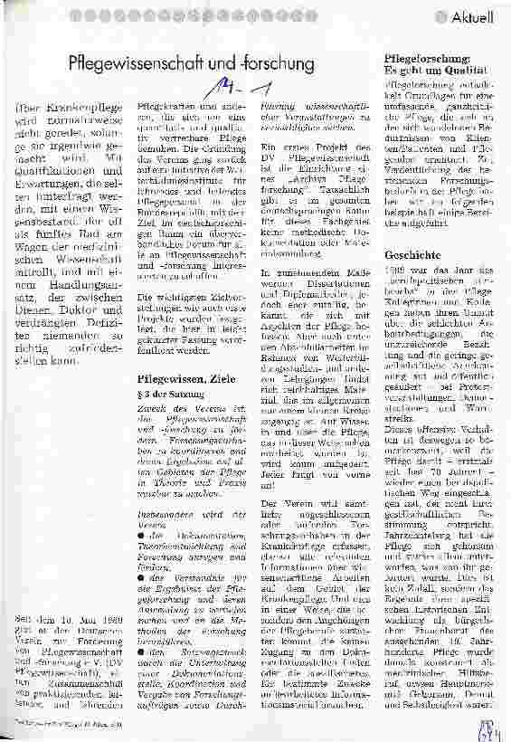 Vorschauseite 1: Pflegewissenschaft und -forschung