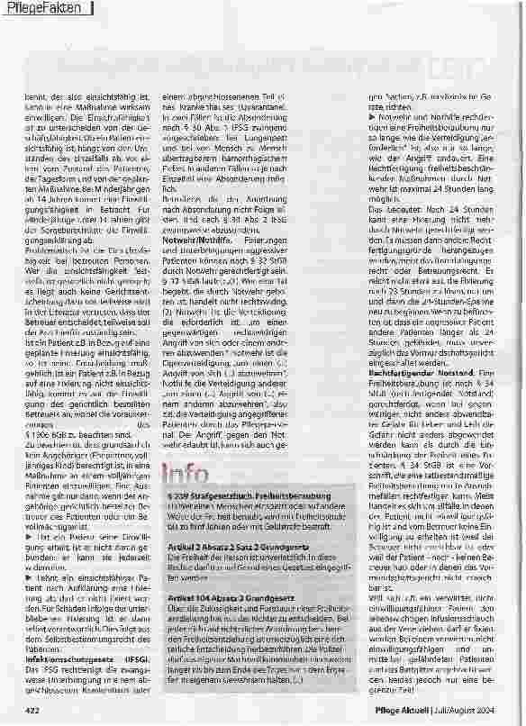 Vorschauseite 3: Schutz für Patienten oder Freiheitsberaubung?