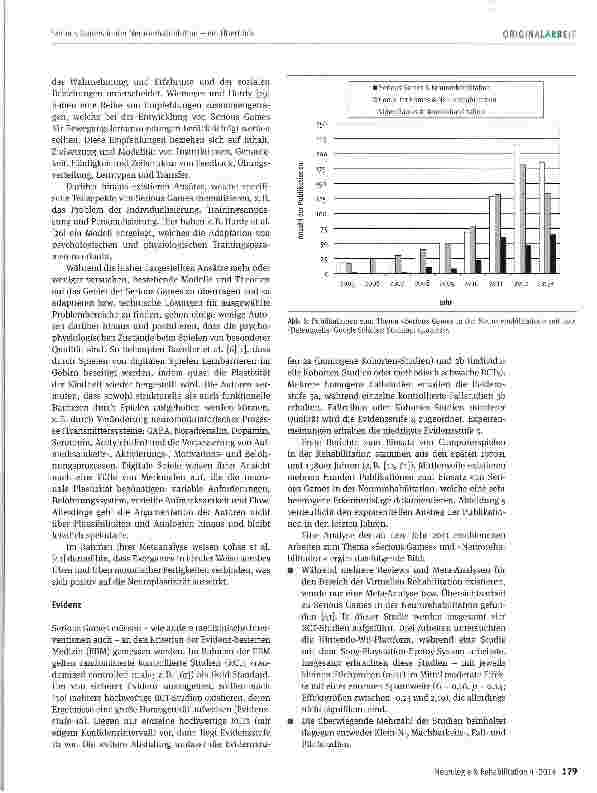 Vorschauseite 5: Serious Games in der Neurorehabilitation - ein Überblick