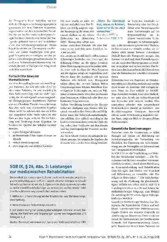 Vorschauseite 3: Depressionen nach Schlaganfall entgegenwirken