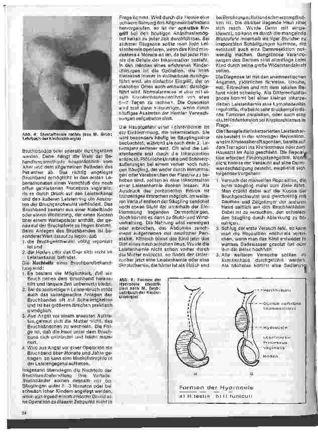 Vorschauseite 3: Kinderheilkunde 40. Folge: Symtomatik u. Therapie der Nabelu. Leistenhernie