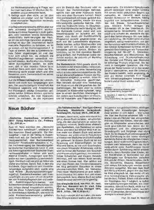 Vorschauseite 4: Kinderheilkunde 40. Folge: Symtomatik u. Therapie der Nabelu. Leistenhernie