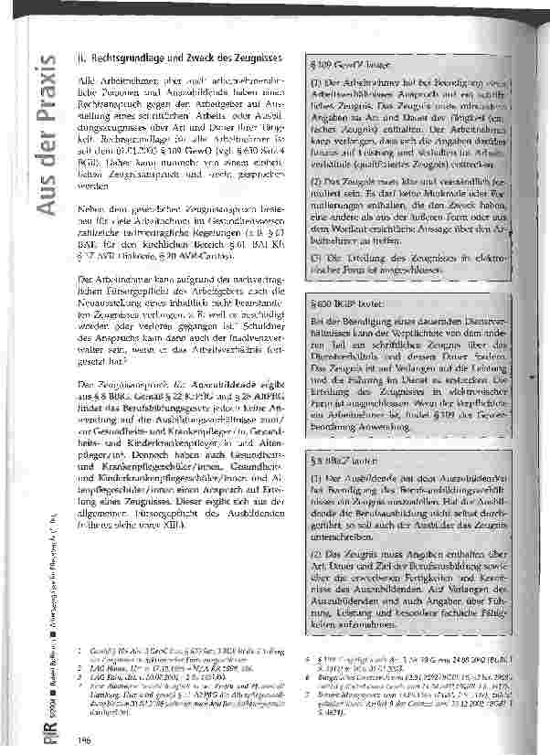 Vorschauseite 2: Arbeitszeugnisse für Pflegeberufe (1. Teil)