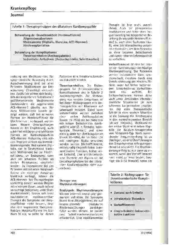 Vorschauseite 3: Kardiomyopathien - Ursachen, Klinik und Therapie