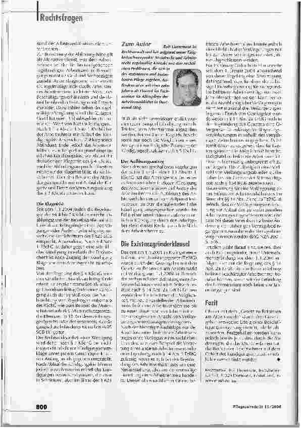 Vorschauseite 3: Nicht immer von Vorteil. Neuregelungen im Arbeitsrecht