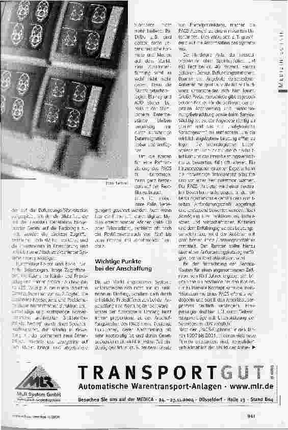 Vorschauseite 2: Nicht jedes PACS amortisiert sich