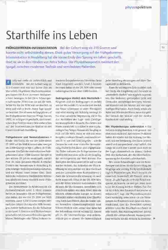 Vorschauseite 2: Starthilfe ins Leben