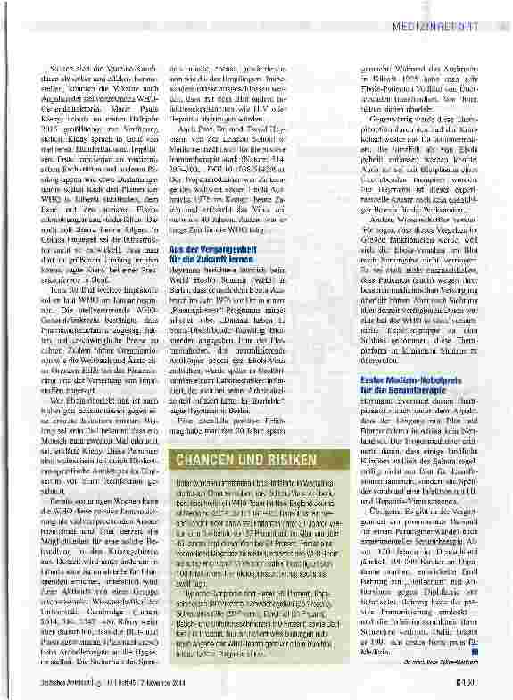 Vorschauseite 2: Passiert die Impfung die Zielgerade?