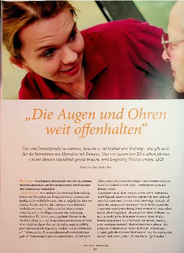 Vorschauseite 1: „Die Augen und Ohren weit offenhalten. “