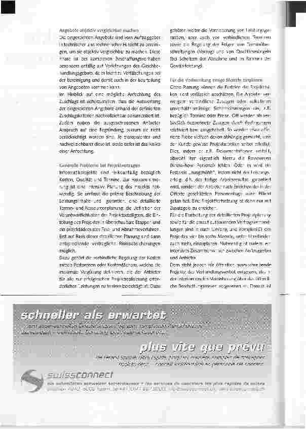 Vorschauseite 2: Spital-Informatikprojekte ausschreiben - ein koplexes Unterfangen