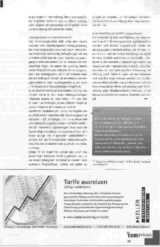 Vorschauseite 3: Spital-Informatikprojekte ausschreiben - ein koplexes Unterfangen