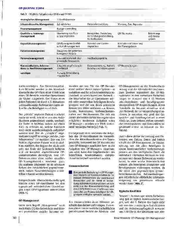 Vorschauseite 3: OP-Planung, OP-Management