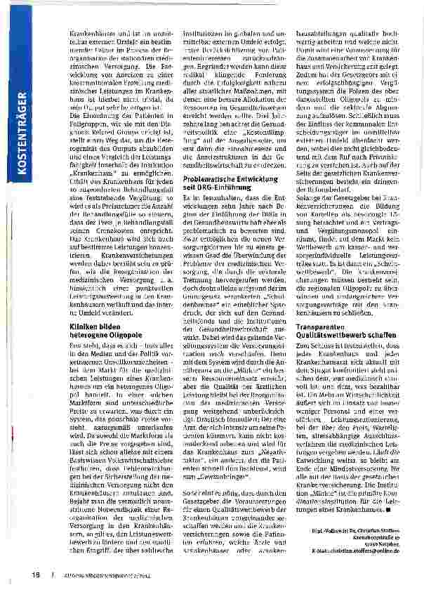 Vorschauseite 2: Wandel durch Zusammenarbeit in der Gesundheitswirtschaft
