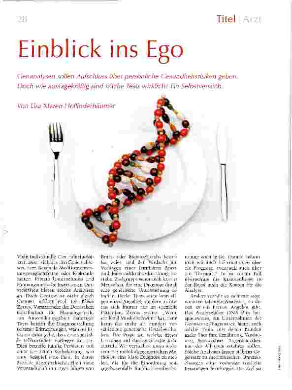 Vorschauseite 1: Einblick ins Ego