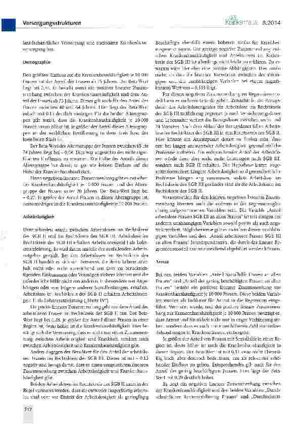 Vorschauseite 4: Einfluss der hausund fachärztlichen Versorgung auf die Krankenhaushäufigkeit